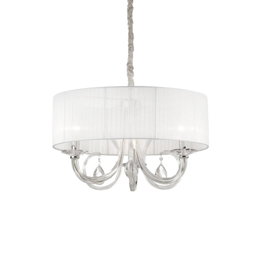 LUSTRA SWAN SP3, ALB, DIN STICLA, STIL MODERN