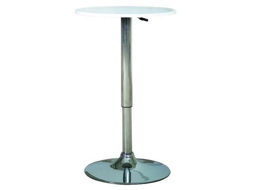 MASA BAR CU INALTIME REGLABILA B500 ALB/CROM STIL MODERN SIGNAL