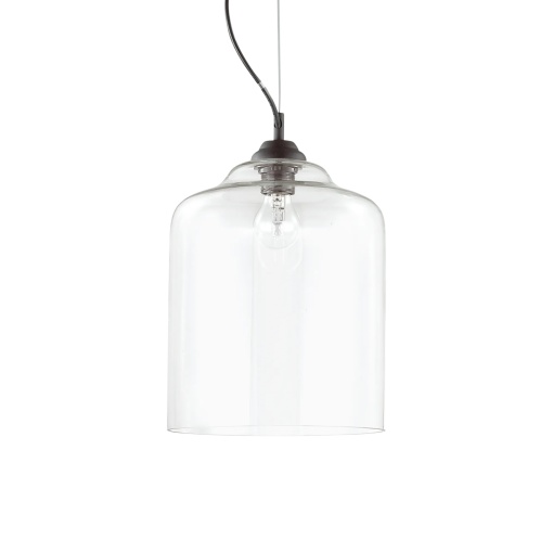PENDUL BISTRO' SP1 SQUARE, TRANSPARENT, DIN STICLA, STIL MODERN