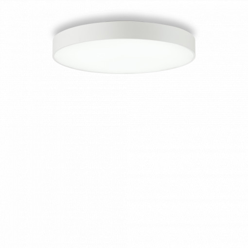 PLAFONIERA HALO PL D45, ALB, 45 CM, DIN ALUMINIU, STIL MODERN