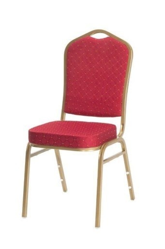 SCAUN PENTRU SALA EVENIMENTE/CONFERINTA RZYM ROSU/AURIU DESIGN CLASIC