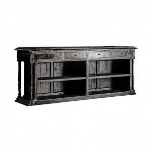 BAR COUNTER REF. 26664, DIN LEMN MASIV DE PIN RECICLAT, STIL VINTAGE, VIC - Img 4