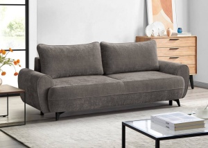 CANAPEA EXTENSIBILA CREMONA 240CM, DIVERSE NUANTE, CU LADA DEPOZITARE, TEXTIL DE CALITATE SUPERIOARA - Img 2