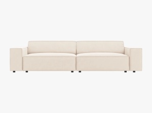 CANAPEA JODIE, 4 LOCURI, 244 CM, DIVERSE CULORI SI MATERIALE, DESIGN DEOSEBIT - Img 3