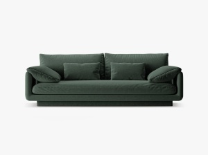CANAPEA TORINO, 3 LOCURI, 220 CM, DIVERSE CULORI SI MATERIALE, DESIGN DEOSEBIT - Img 11