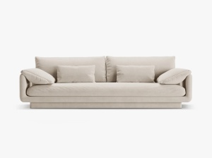 CANAPEA TORINO, 4 LOCURI, 250 CM, DIVERSE CULORI SI MATERIALE, DESIGN DEOSEBIT - Img 5