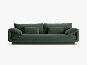 CANAPEA TORINO, 4 LOCURI, 250 CM, DIVERSE CULORI SI MATERIALE, DESIGN DEOSEBIT - Img 11