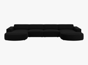 COLTAR JODIE, 6 LOCURI, 364 CM, DIVERSE CULORI SI MATERIALE, DESIGN DEOSEBIT - Img 8