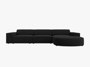COLTAR JODIE, DREAPTA, 4 LOCURI, 284 CM, DIVERSE CULORI SI MATERIALE, DESIGN DEOSEBIT - Img 7