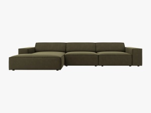 COLTAR JODIE, STANGA, 4 LOCURI, 284 CM, DIVERSE CULORI SI MATERIALE, DESIGN DEOSEBIT - Img 5