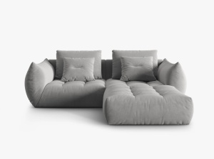 COLTAR MODULAR BLOOM DREAPTA, 3 LOCURI, 232 CM, DIVERSE CULORI SI MATERIALE, DESIGN DEOSEBIT - Img 2
