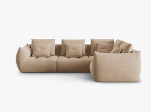 COLTAR MODULAR BLOOM DREAPTA, 4 LOCURI, 316 CM, DIVERSE CULORI SI MATERIALE, DESIGN DEOSEBIT - Img 4