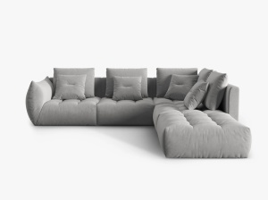 COLTAR MODULAR BLOOM DREAPTA, 4 LOCURI, 316 CM, DIVERSE CULORI SI MATERIALE, DESIGN DEOSEBIT - Img 2