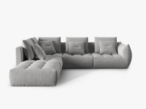 COLTAR MODULAR BLOOM STANGA, 4 LOCURI, 316 CM, DIVERSE CULORI SI MATERIALE, DESIGN DEOSEBIT - Img 2