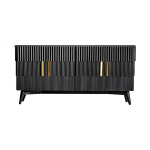 COMODA PLISSÉ REF. 28599, DIN LEMN MASIV DE MANGO SI MARMURA, STIL MODERN, VIC - Img 1