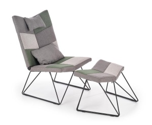 FOTOLIU CU TABURET REMIX MULTICOLOR STIL MODERN HALMAR - Img 2