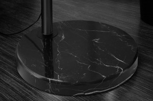 LAMPADAR, BIG BOW, ARAMIU/NEGRU, 170/210CM, COD 41877 DESIGN MODERN - Img 5
