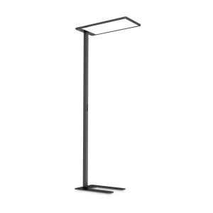 LAMPADAR COMFORT PT 4000K, NEGRU, DIN ALUMINIU, STIL MODERN - Img 1