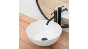 LAVOAR REA STELLA, ALB, 36 CM, DIN CERAMICA, CALITATE SUPERIOARA - Img 3