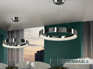 LUSTRA CU LED SI INTRERUPATOR CRONOS 152457D - DESIGN MODERN - SCHULLER - Img 1