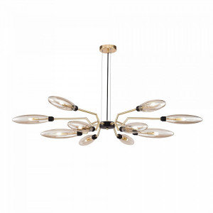 LUSTRA VENTURA MOD012CL-12G, DIN METAL SI STICLA, STIL MODERN, MAYTONI - Img 2