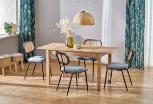 MASA DINING EXTENSIBILA MAURYCY, STEJAR CRAFT, 118/158 CM, BLAT DIN PAL SI PICIOARE DIN MDF, STIL CLASIC - Img 2