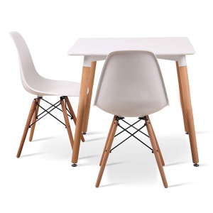 MASA SQUARE 80X80 TUI DIN LEMN SI MDF DESIGN SCANDINAV - Img 2