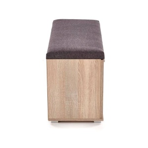 PANTOFAR LIMA ST-2, GRI/STEJAR SONOMA, DIN PAL MELAMINAT, STIL MODERN, HALMAR - Img 4