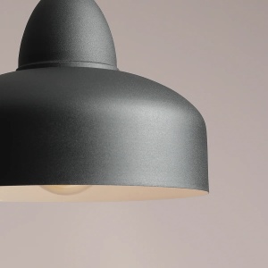 PENDUL COMO, 200 CM, NEGRU MAT, DIN METAL, STIL MODERN - Img 3
