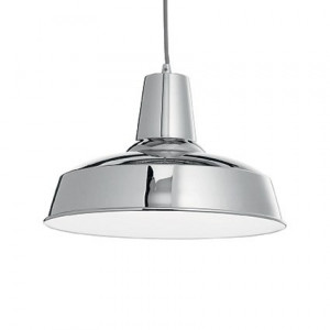 PENDUL DESIGN VINTAGE MOBY SP1 ALUMINIU IDEAL LUX - Img 1