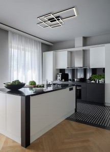 PLAFONIERA LINE MOD015CL-L80B, DIN METAL, STIL MODERN, MAYTONI - Img 1