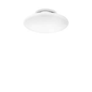 PLAFONIERA SMARTIES PL2 D42, ALB, DIN STICLA, STIL MODERN IDEAL LUX - Img 1