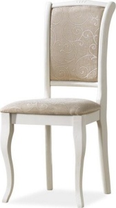 RESIGILAT 1 BUC! SCAUN DINING OP-SC 2 CREM TAP.08/ECRU CU TAPITERIE DIN STOFA STIL CLASIC SIGNAL - Img 1