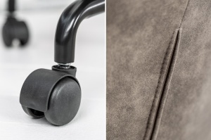SCAUN CONFORTABIL DE BIROU, DUTCH, CATIFEA TAUPE, STIL MODERN, ARTIM GROUP SELECTION - Img 6
