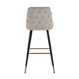 SCAUN DE BAR, IMANI S4476 Quartz Khaki 903/NEGRU/AURIU, CONFECTIONAT DIN 100% POLIESTER SI METAL, RICHMOND INTERIORS - Img 2