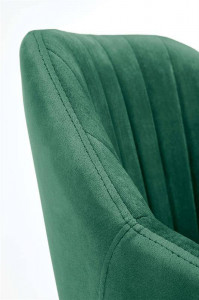 SCAUN DE BIROU FRESCO, VERDE/NEGRU, STIL MODERN, HALMAR - Img 3