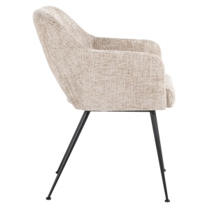 SCAUN DINING JENTHE DESERT RENEGADE, S4710, CONFECTIONAT DIN 100% POLIESTER SPUMA SI METAL, RICHMOND INTERIORS - Img 2