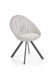 SCAUN DINING K358 GRI/NEGRU STIL MODERN HALMAR - Img 1