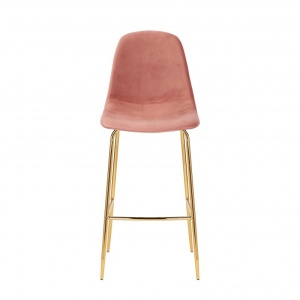 SET 2 SCAUNE BAR 108CM, SCANDINAVIA COD 40132, DIN METAL SI CATIFEA, DESIGN MODERN - Img 2