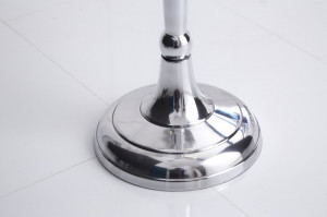 SET 2 SFESNICE DE PODEA 5 BRATE, 120CM, COD 17365 ARGINTIU STIL CLASIC - Img 5