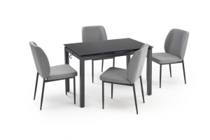 SET DINING - MASA EXTENSIBILA JASPER, 110/170 CM+ 4 SCAUNE , STIL MODERN - Img 2