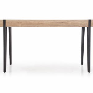 SET DINING MASA YOHANN CU 4 SCAUNE K300 NEGRE/GRI - DESIGN INDUSTRIAL - Img 4