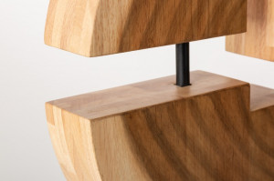 VEIOZA, ARTWORK 80CM BEJ, COD 40328, DIN LEMN MASIV, DESIGN SCANDINAV - Img 2