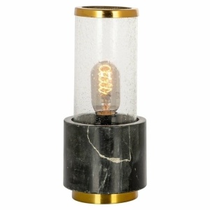 VEIOZA CONAN NEGRU/AURIU, CONFECTIONATA DIN MARMURA SI METAL, STIL MODERN - Img 1