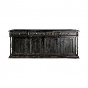 BAR COUNTER REF. 26664, DIN LEMN MASIV DE PIN RECICLAT, STIL VINTAGE, VIC - Img 1
