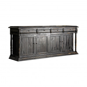 BAR COUNTER REF. 26664, DIN LEMN MASIV DE PIN RECICLAT, STIL VINTAGE, VIC - Img 2