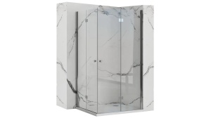 CABINA DE DUS REA FOLD N2 MODUL, PLIABILA, 70x70 CM, CROM, DIN STICLA, CALITATE SUPERIOARA - Img 1
