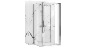 CABINA DE DUS REA RAPID SWING, 90x90CM, CROM, DIN STICLA, CALITATE SUPERIOARA - Img 1