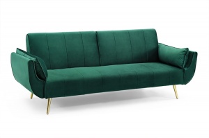 CANAPEA EXTENSIBILA 215CM, DIN CATIFEA VERDE/ AURIU, DESIGN MODERN, ARTIM GROUP SELECTION - Img 7