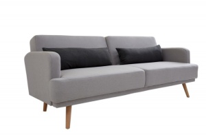 CANAPEA EXTENSIBILA, STUDIO, STOFA FINA GRI, 210CM, STIL SCANDINAV, ARTIM GROUP SELECTION - Img 6